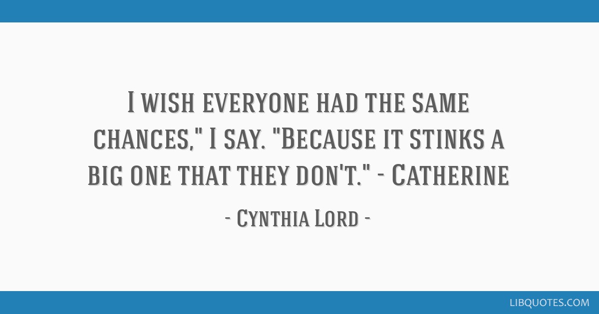 rules by cynthia lord quotes