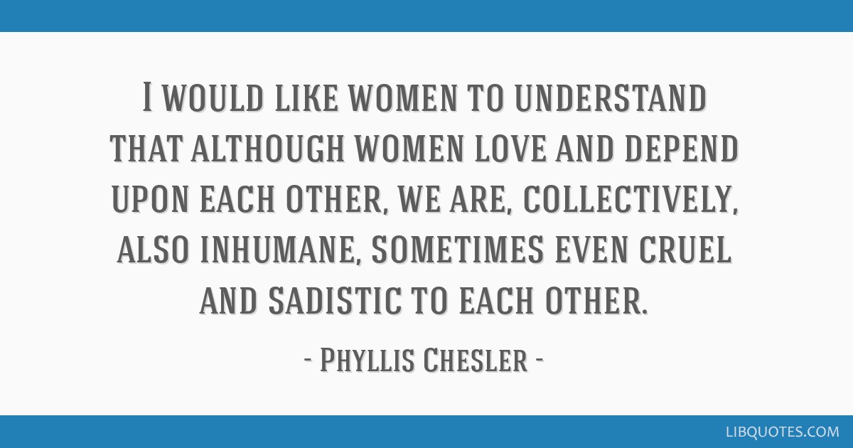 Woman's Inhumanity to Woman by Chesler, Phyllis