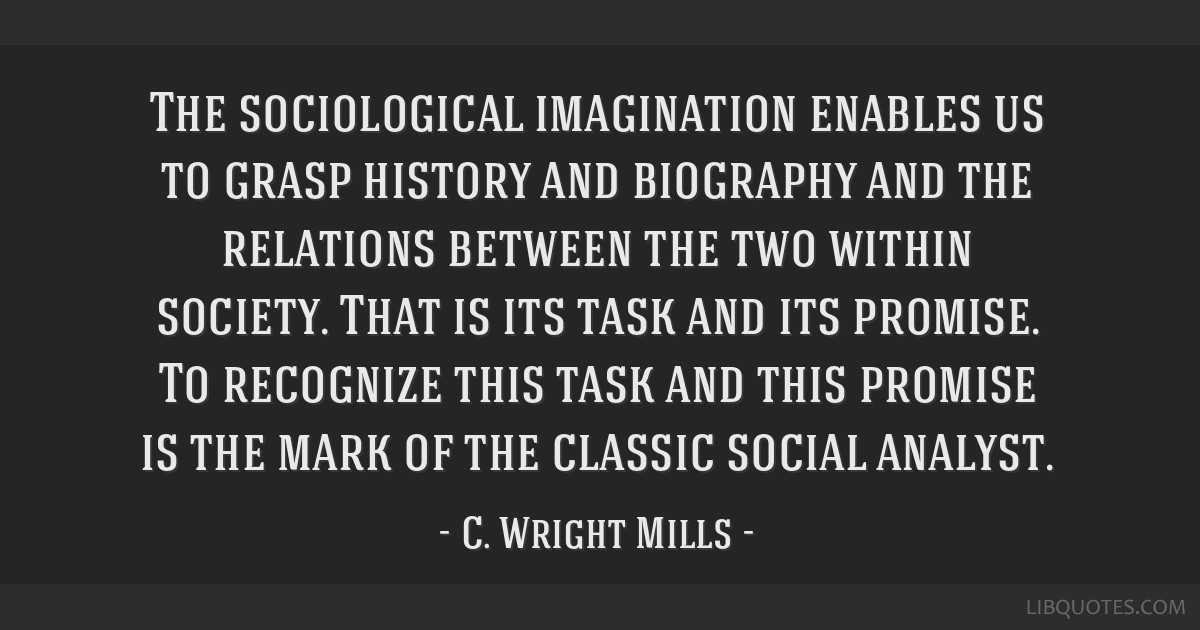 the sociological imagination the promise