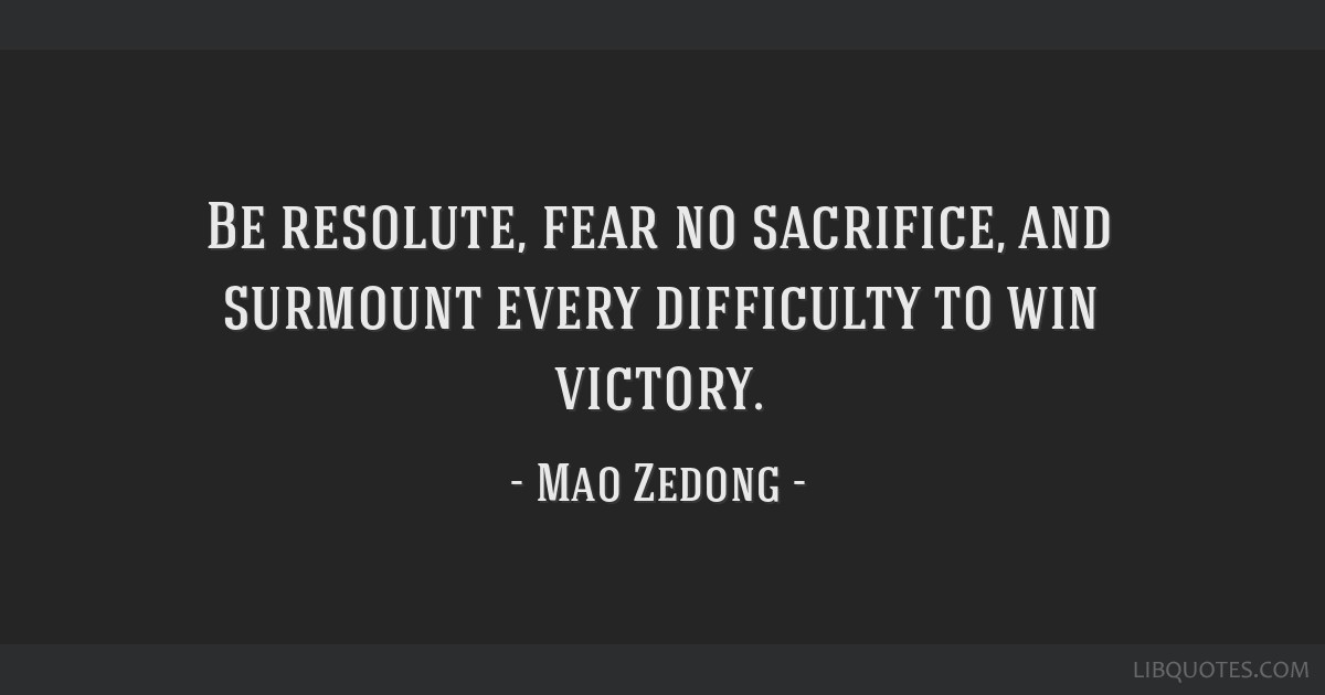 Sometimes sacrifices must be made to ensure victory. - MagicalQuote