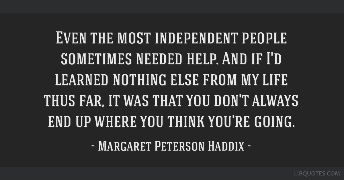 independent people quotes