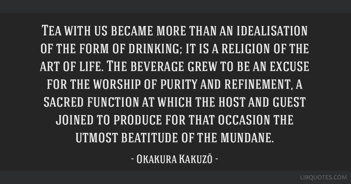 Tea With Us Became More Than An Idealisation Of The Form Of Drinking It Is A