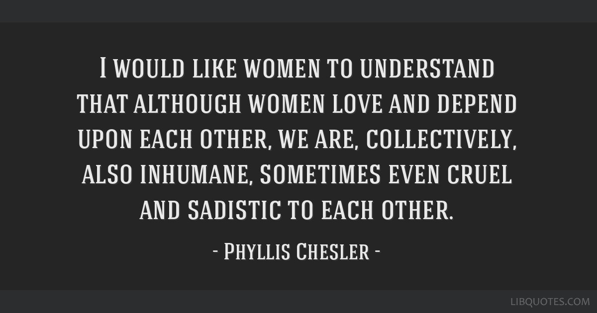 Woman's Inhumanity to Woman by Chesler, Phyllis
