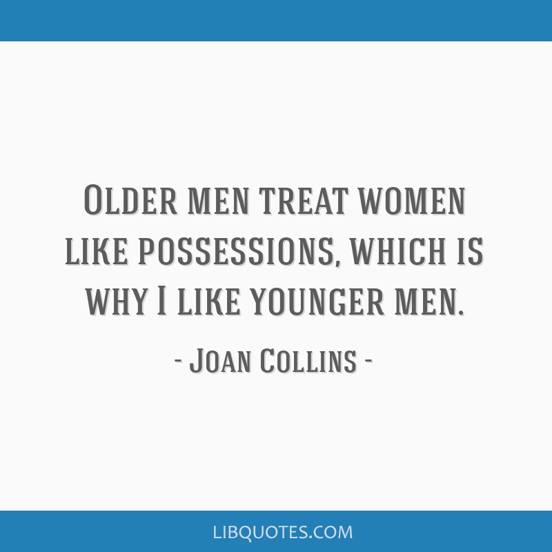 Older woman and younger man quotes