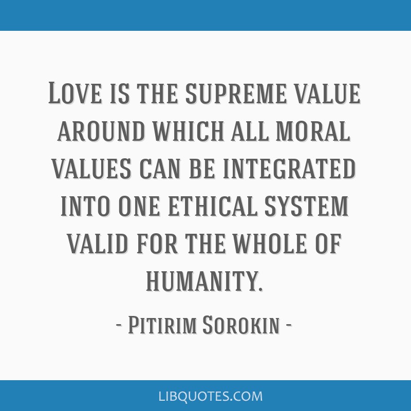 What is supreme values?