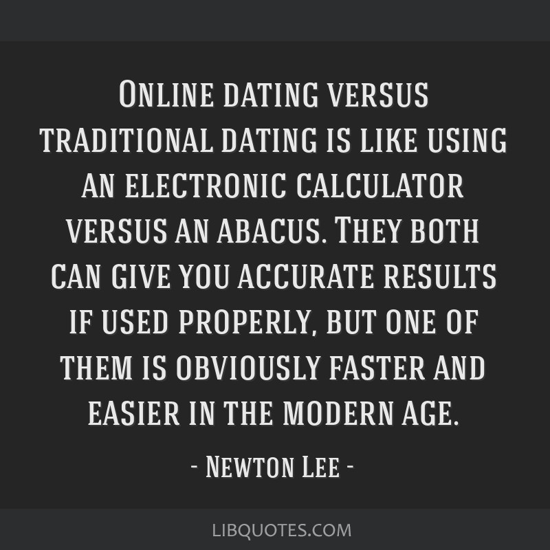 online dating vs marriage