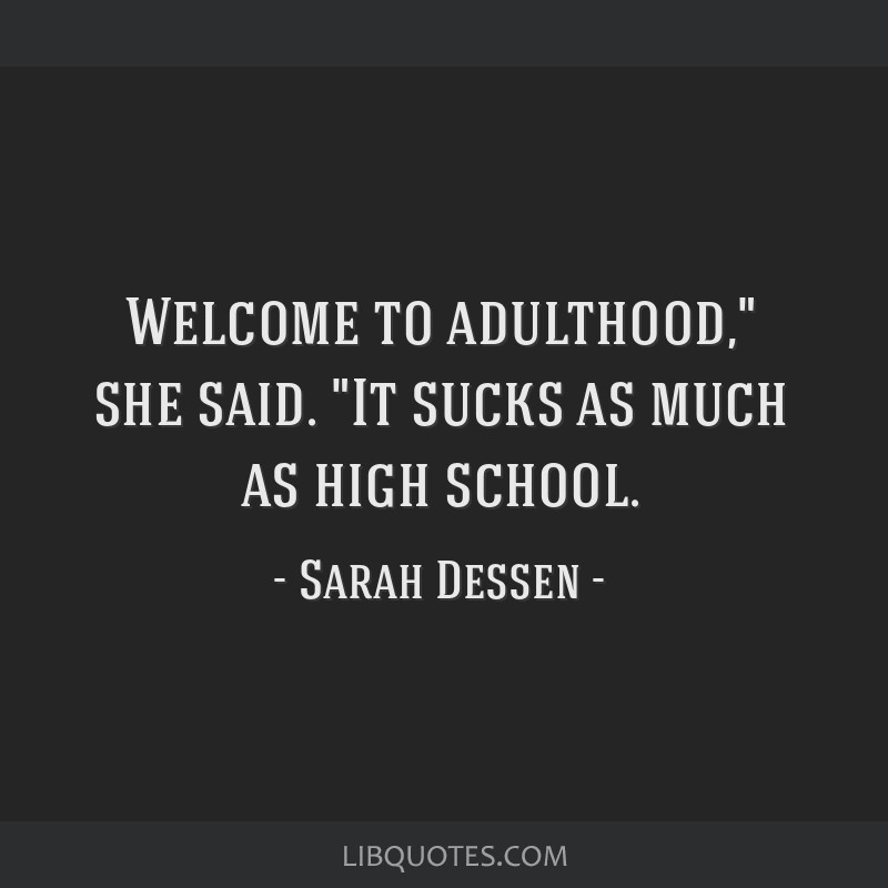 welcome to highschool quotes