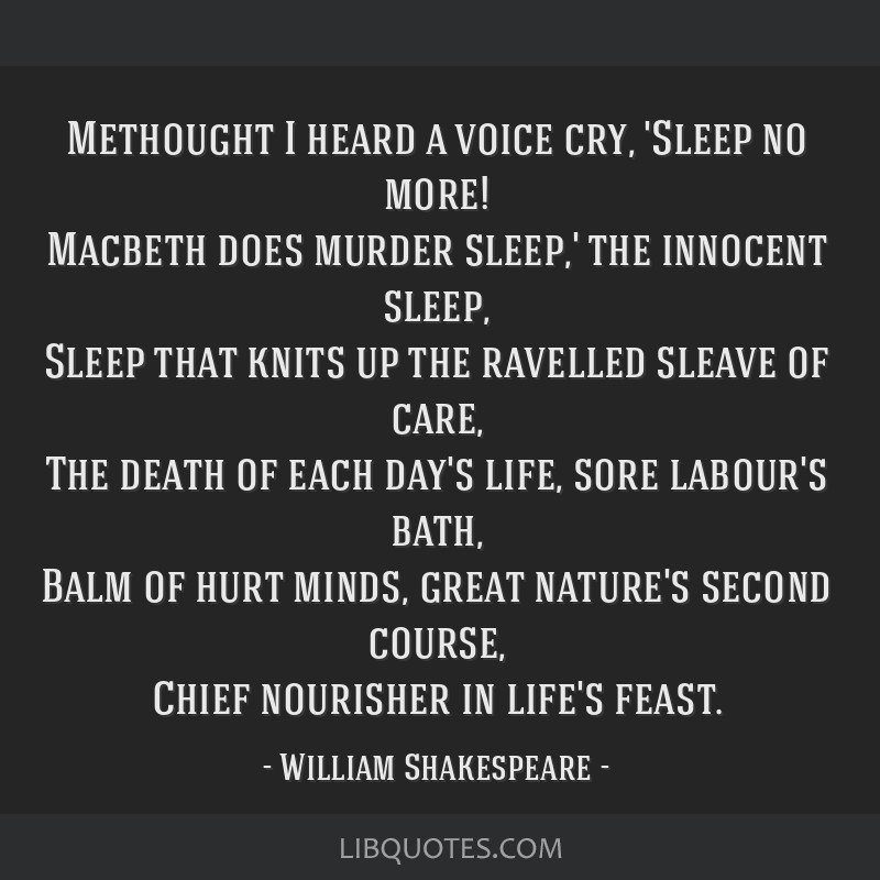 sleep no more macbeth